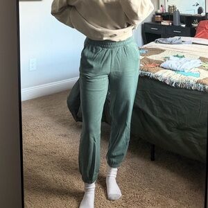 American Eagle Outfitters Green Sweatpants